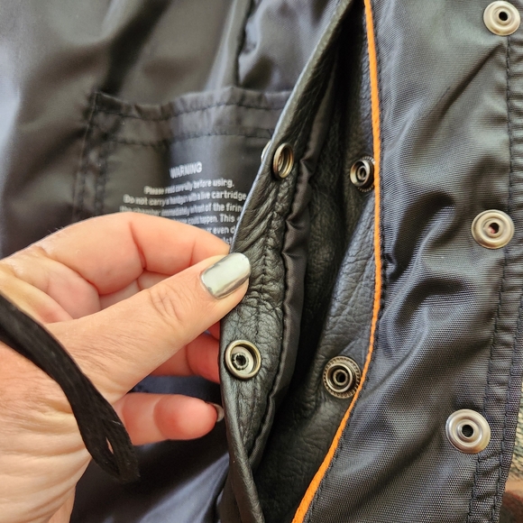 WOMEN'S PREMIUM LEATHER BRAIDED BIKER VEST SIZE XXL - Picture 7 of 8